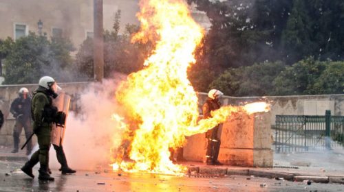Τα επεισόδια στο συλλαλητήριο για τη Μακεδονία στις αυστριακές εφημερίδες
