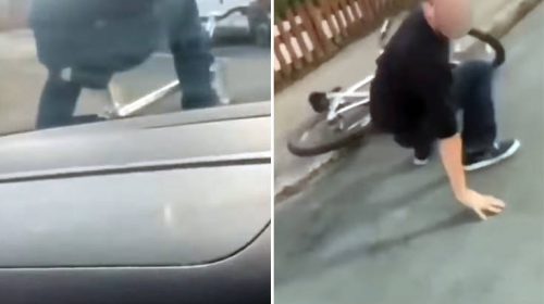 Παρέσυρε επίτηδες τον ποδηλάτη για να σπάσει… πλάκα