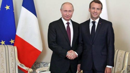 Η Συρία στο επίκεντρο συνομιλίας μεταξύ Πούτιν και Μακρόν