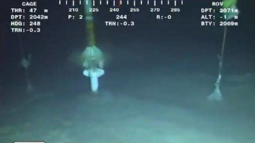 Η στιγμή που το γεωτρύπανο της ExxonMobil εντοπίζει το μεγάλο κοίτασμα φυσικού αερίου