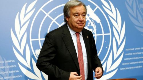 Στήριξη από τον γενικό γραμματέα του ΟΗΕ σε Τσίπρα – Ζάεφ για το Νόμπελ Ειρήνης