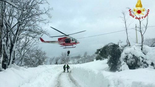 Σε συναγερμό οι ιταλικές Αρχές από την έντονη χιονόπτωση