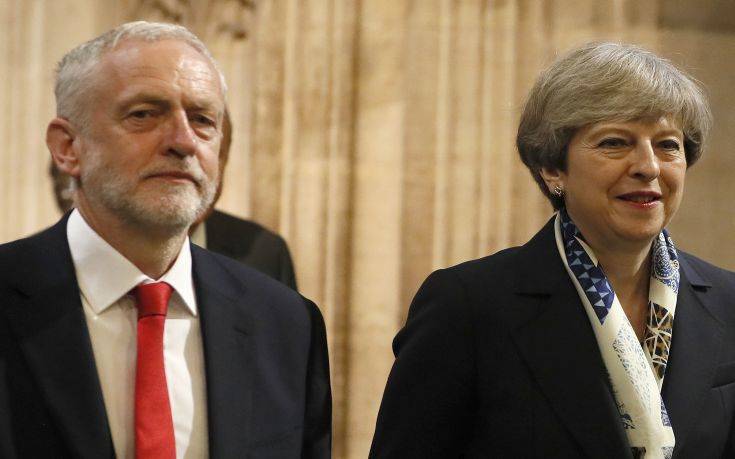 Νέα συνάντηση Μέι – Κόρμπιν για το Brexit Νέα συνάντηση Μέι – Κόρμπιν για το Brexit