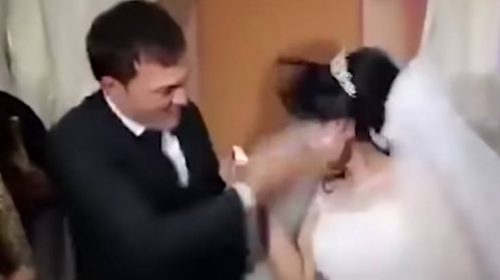Γαμπρός χαστουκίζει τη νύφη στη γαμήλια δεξίωση