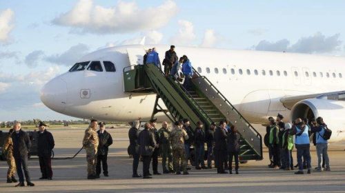 Η Ιταλία υποδέχθηκε σχεδόν 150 πρόσφυγες από τη Λιβύη