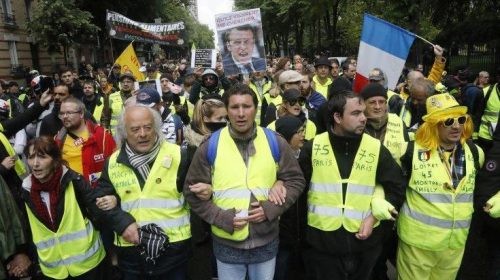 Κίτρινα γιλέκα: Μειωμένος ο αριθμός των διαδηλωτών στις σημερινές διαδηλώσεις