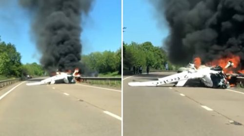 Το αεροσκάφος συνετρίβη μπροστά στο αυτοκίνητό του και εκείνος έτρεξε να σώσει τους επιβάτες