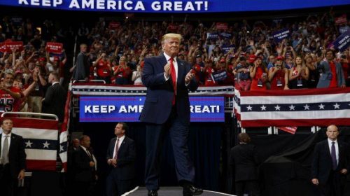 «Αρχίζω επίσημα την εκστρατεία μου για δεύτερη θητεία»