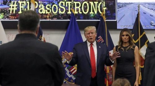 Ο Τραμπ πήγε στο Ελ Πάσο για συμπαράσταση και κατέληξε να… αυτοαποθεώνεται