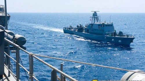 Το Πολεμικό Ναυτικό της Κύπρου «περιπολεί» στην ανατολική Μεσόγειο