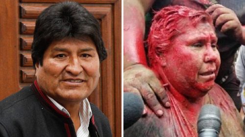 Έντονη καταδίκη από Μοράλες για την επίθεση και διαπόμπευση στη δήμαρχο του