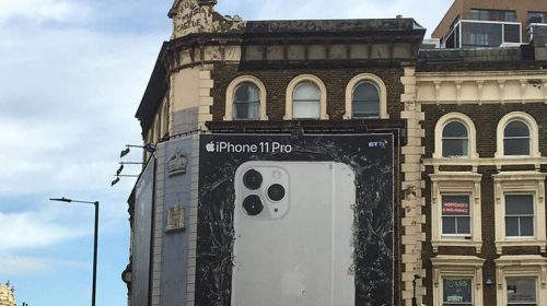 Αντιδράσεις για τη διαφήμιση που κάλυψε ολόκληρο κτίριο στο Λονδίνο