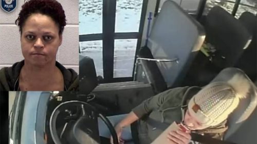 Οδηγός σχολικού πίνει μπίρα ενώ παραλαμβάνει μαθητές