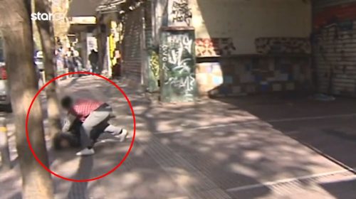 Ανελέητο ξύλο μεταξύ αλλοδαπών μπροστά στην κάμερα του Star