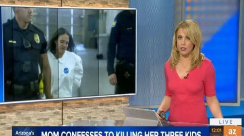 Έπνιξε τα τρία της παιδιά και τα έβαλε στον καναπέ να μοιάζουν κοιμισμένα