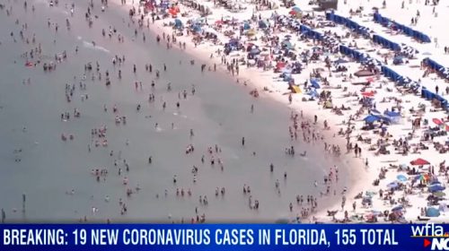 Κορονοϊός: Στις παραλίες και οι Αμερικανοί, γεμάτη κόσμο παραλία της Φλόριντα