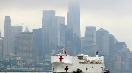 Κορονοϊός: Προβολή μηνυμάτων για την πανδημία, σε ουρανοξύστη του Μανχάταν