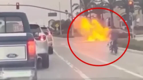 Έφηβος “Τυλίγεται” στις Φλόγες μετά την Παραβίαση Κόκκινου Φαναριού