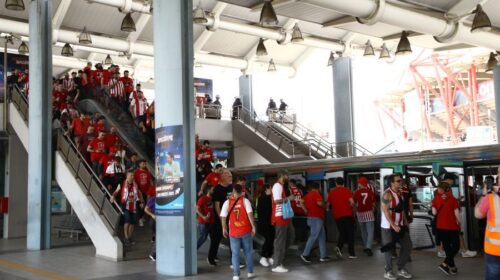 ΗΣΑΠ, λεωφορεία και πλήθη: Ξεκίνησε η «εισβολή» στο ΟΑΚΑ για το Final Four