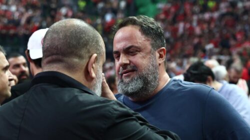 Άγριο επεισόδιο στα VIP του Telekom Center – Μαρινάκης και Δημητριάδης πιάστηκαν στα χέρια!